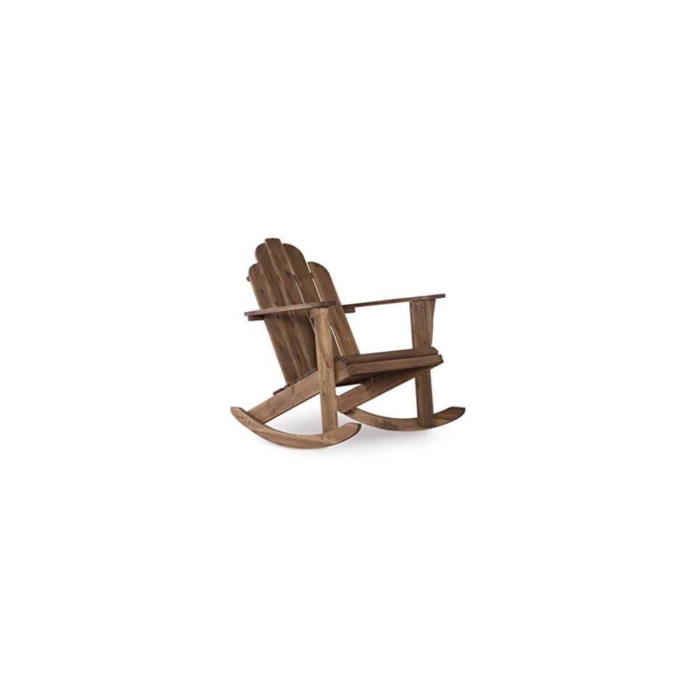 Linon Home Dcor Home Decor Teak Wood Stock Chair, 30.4" wx37.6 dx37.8 h, Stain