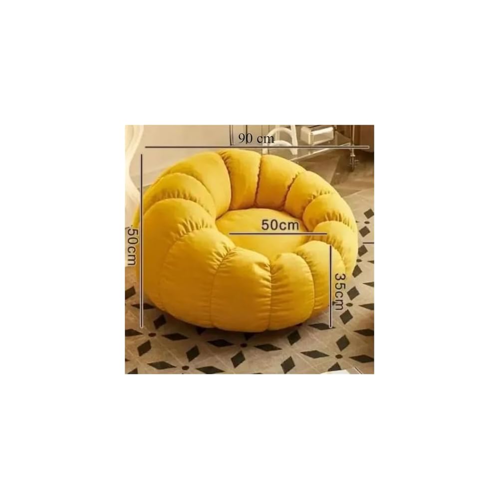 Creative Shape Single Lazy Sofa Detachable Bedroom Balcony Living Room Lounge Sofa(White)