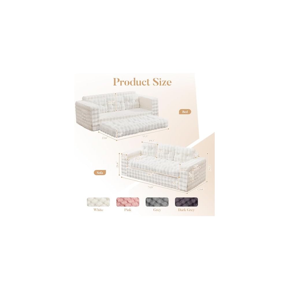 Hobestluk Adult Sofa Couch Comfortable Foam Floor Seat