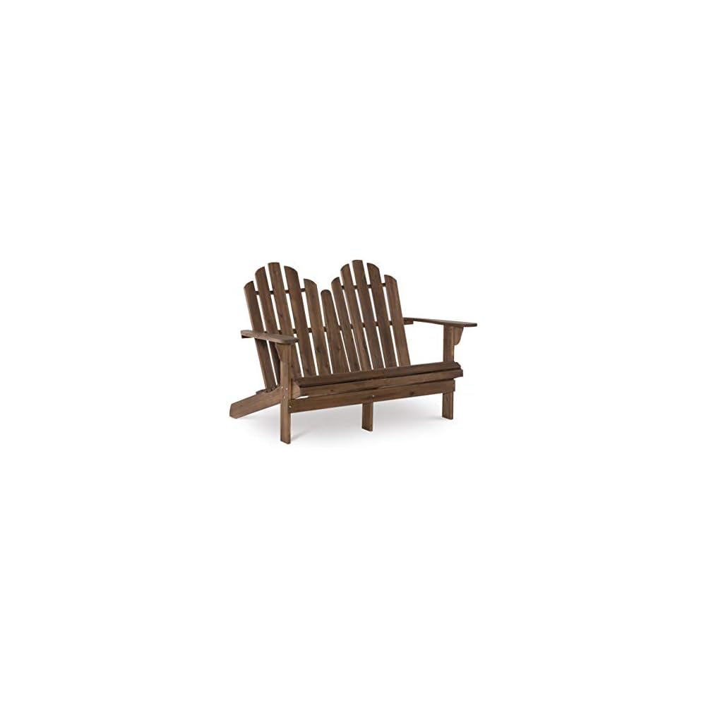 Linon Home Dcor Home Decor Teak Wood Stock Chair, 30.4" wx37.6 dx37.8 h, Stain