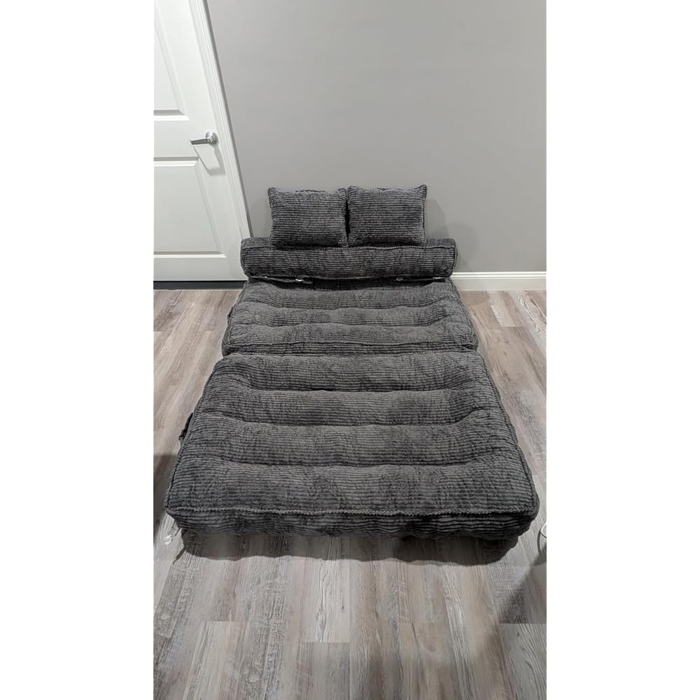 Folding Sofa Bed, Convertible Sleeper Chair with Pillow